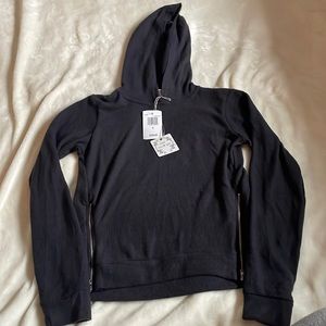BRAND NEW dark grey hoodie, size small